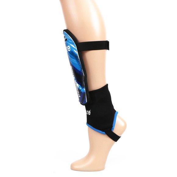 Mitre Youth Aerospeed Soccer Shinguard, Blue - Picture 1 of 6